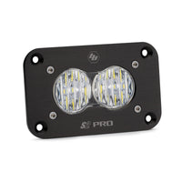 Thumbnail for Baja Designs S2 Sport Flush Mount Wide Cornering Pattern LED Work Light - Clear Lens