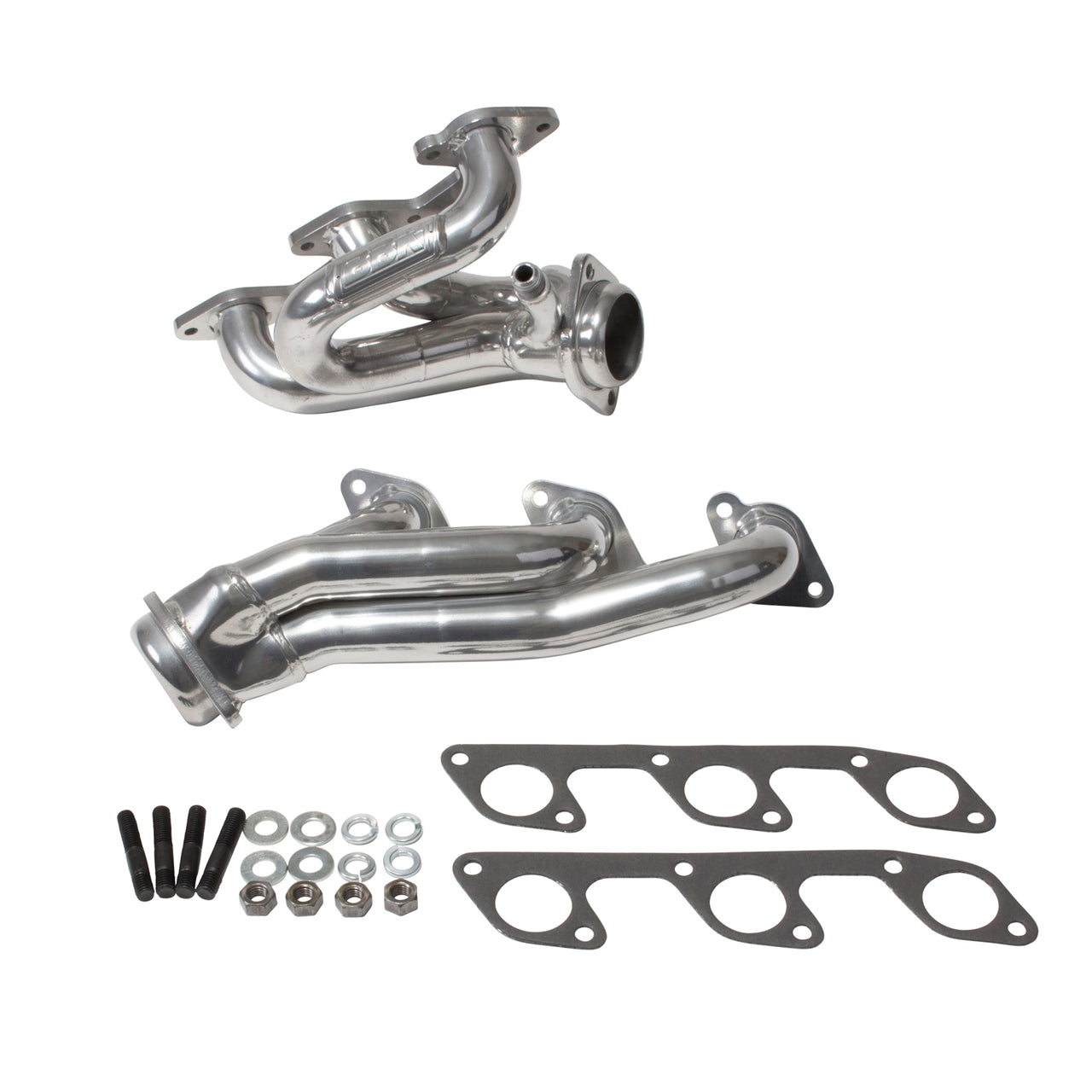 2005-2010 MUSTANG 4.0L-V6 1-5/8 SHORTY HEADERS (POLISHED SILVER CERAMIC)