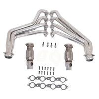 Thumbnail for 2010-2015 CAMARO LS3/L99 1-3/4 LONG TUBE HEADERS W/CATS SYSTEM (POLISHED SILVER CERAMIC)