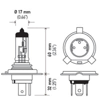 Thumbnail for Hella H4 24V 75/70W P43t T4.625 Halogen Bulb