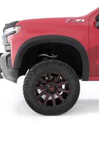 Thumbnail for Lund 19-21 Chevy Silverado 1500 SX-Sport Smooth Elite Series Front Fender Flares - Black (2 Pc.)