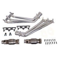 Thumbnail for 2010-2011 CAMARO V6 1-5/8 LONG TUBE HEADERS W/CATS SYSTEM (POLISHED SILVER CERAMIC)
