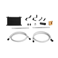 Thumbnail for Mishimoto 2016+ Chevrolet Camaro 2.0t Thermostatic Oil Cooler Kit Black