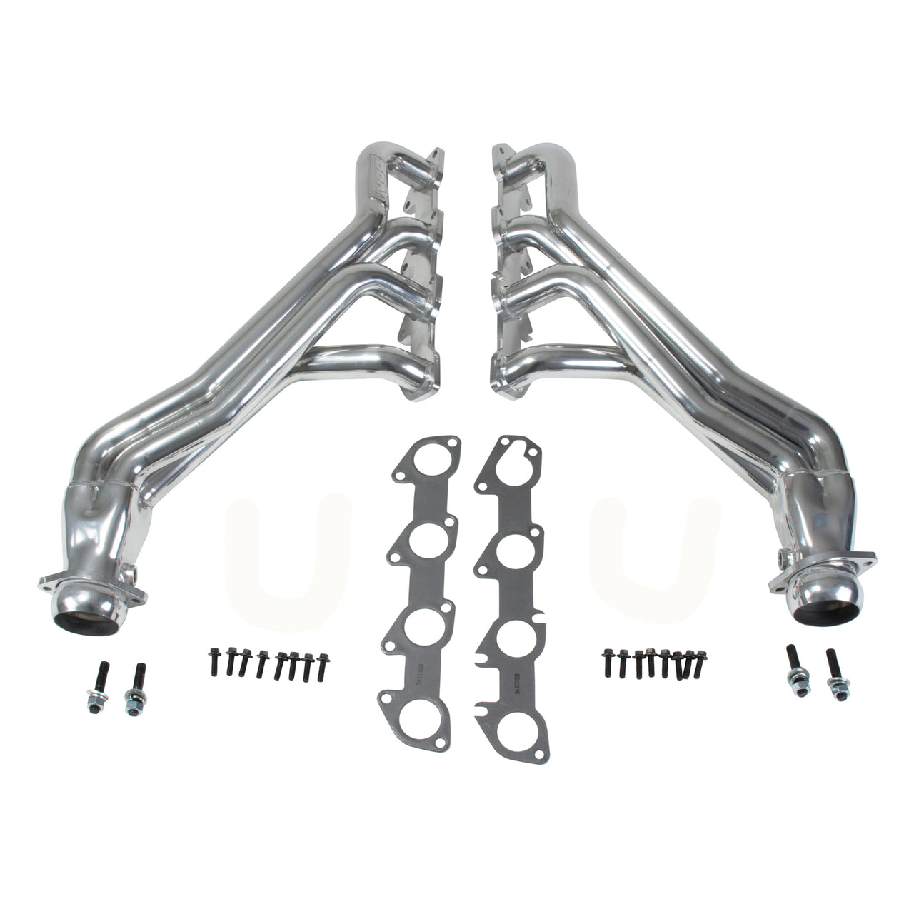 2009-2021 DODGE CHALLENGER, CHARGER 5.7L HEMI 1-3/4" LONG TUBE HEADERS - (POLISHED SILVER CERAMIC)
