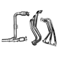 Thumbnail for 2007-2011 JEEP WRANGLER 3.8L 1-5/8 LONG TUBE HEADERS W/CATS Y PIPE (CERAMIC)