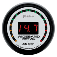 Thumbnail for Autometer Phantom 52mm Digital 10:1-17:1 Street Wideband Air/Fuel Ratio Gauge