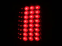 Thumbnail for ANZO 2008-2015 Ford F-250 LED Taillights Red/Clear