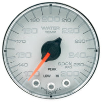 Thumbnail for Autometer Spek-Pro Gauge Water Temp 2 1/16in 300f Stepper Motor W/Peak & Warn Slvr/Chrm
