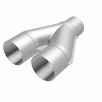 Thumbnail for MagnaFlow Universal Trans Y-Pipe All SS 4inch (Dual) 3.5inch (Single) x 13inch (Overall)