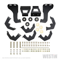 Thumbnail for Westin 2020 Chevy Silverado 2500/3500 Crew Cab (6.5ft Bed) HDX W2W Nerf Step Bars - Textured Black
