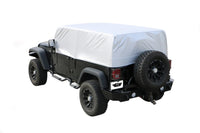 Thumbnail for Rampage 2007-2018 Jeep Wrangler(JK) Unlimited Cab Cover Multiguard - Silver