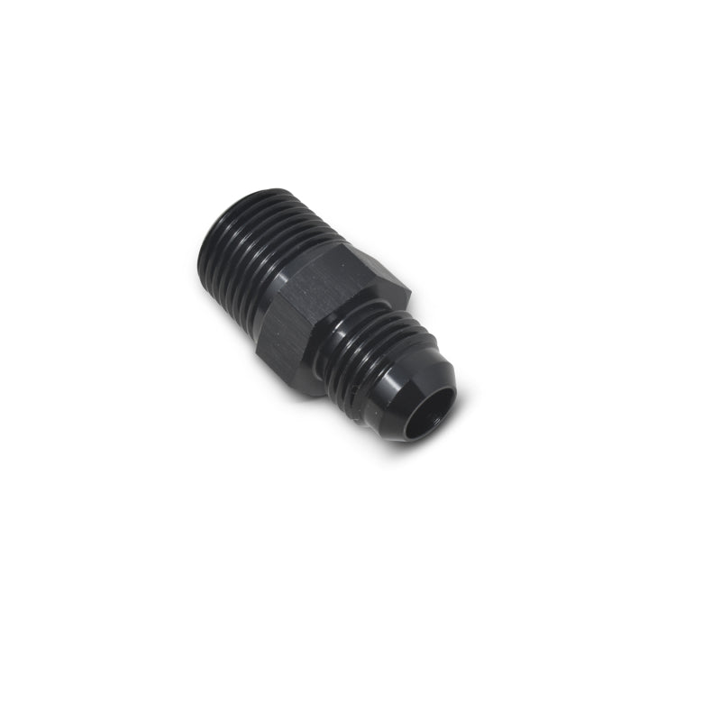 Russell Performance -6 AN to 3/8in NPT Straight Flare to Pipe (Black)