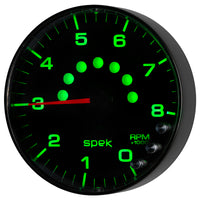 Thumbnail for Autometer Spek-Pro Gauge Tachometer 5in 8K Rpm W/Shift Light & Peak Mem Black/Black