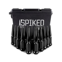 Thumbnail for Mishimoto Steel Spiked Lug Nuts M12x1.5 20pc Set - Black