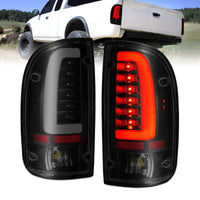Thumbnail for ANZO 1995-2000 Toyota Tacoma LED Taillights Black Housing Smoke Lens (Pair)