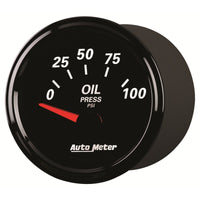 Thumbnail for Autometer Designer Black II 52mm 100 PSI Oil Pressure Gauge