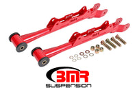 Thumbnail for BMR 10-15 5th Gen Camaro Chrome Moly Non-Adj. Rear Lower Control Arms (Delrin) - Red
