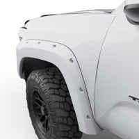 Thumbnail for EGR 16+ Toyota Tacoma w/Mudflap Bolt-On Look Color Match Fender Flares - Set - Super White