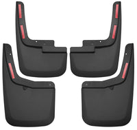 Thumbnail for Husky Liners 2015-2017 Ford F-150 w/ OE Fender Flares Front and Rear Mud Guards - Black