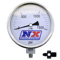 Thumbnail for Nitrous Express Nitrous Pressure Gauge 4in-High Accuracy 6AN
