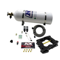 Thumbnail for Nitrous Express Q-Jet/Holley Spread Bore Hitman Nitrous Kit (100-150-200HP) w/15lb Bottle