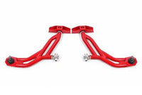 Thumbnail for BMR 10-14 Ford Mustang Adj. Lower A-Arms w/ Delrin/Rod End / 19mm Tall Ball Joint - Red