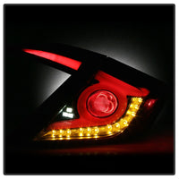 Thumbnail for Spyder 16-18 Honda Civic 4 Door Light Bar LED Tail Lights - Black Smoke (ALT-YD-HC164D-LB-BSM)