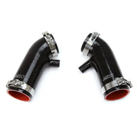 Thumbnail for HPS Black Reinforced Silicone Post MAF Air Intake Hose Kit for Infiniti 08-09 EX35 3.7L