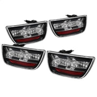 Thumbnail for Spyder Chevy Camaro 10-13 LED Tail Lights Black ALT-YD-CCAM2010-LED-BK