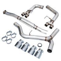 Thumbnail for AWE Tuning Subaru WRX/STI VA/GV Sedan Track Edition Exhaust - Chrome Silver Tips (102mm)