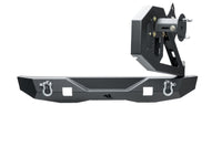 Thumbnail for Rugged Ridge 07-18 Jeep Wrangler (JK/JKU) XOR Rear Bumper w/Swing Out Tire Carrier - Tex. Blk