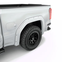Thumbnail for EGR 19-23 Gmc Sierra 1500 Summit Traditional Bolt-On Look Fender Flares White Set Of 4