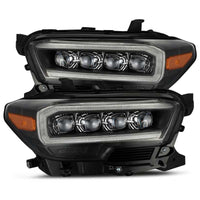 Thumbnail for AlphaRex 16-20 Toyota Tacoma NOVA LED Projector Headlights Plank Style Black w/Activation Light