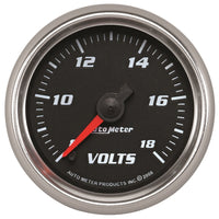 Thumbnail for Autometer Pro-Cycle Gauge Voltmeter 2 1/16in 18V Digital Stepper Motor Black