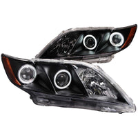 Thumbnail for ANZO 2007-2009 Toyota Camry Projector Headlights w/ Halo Black