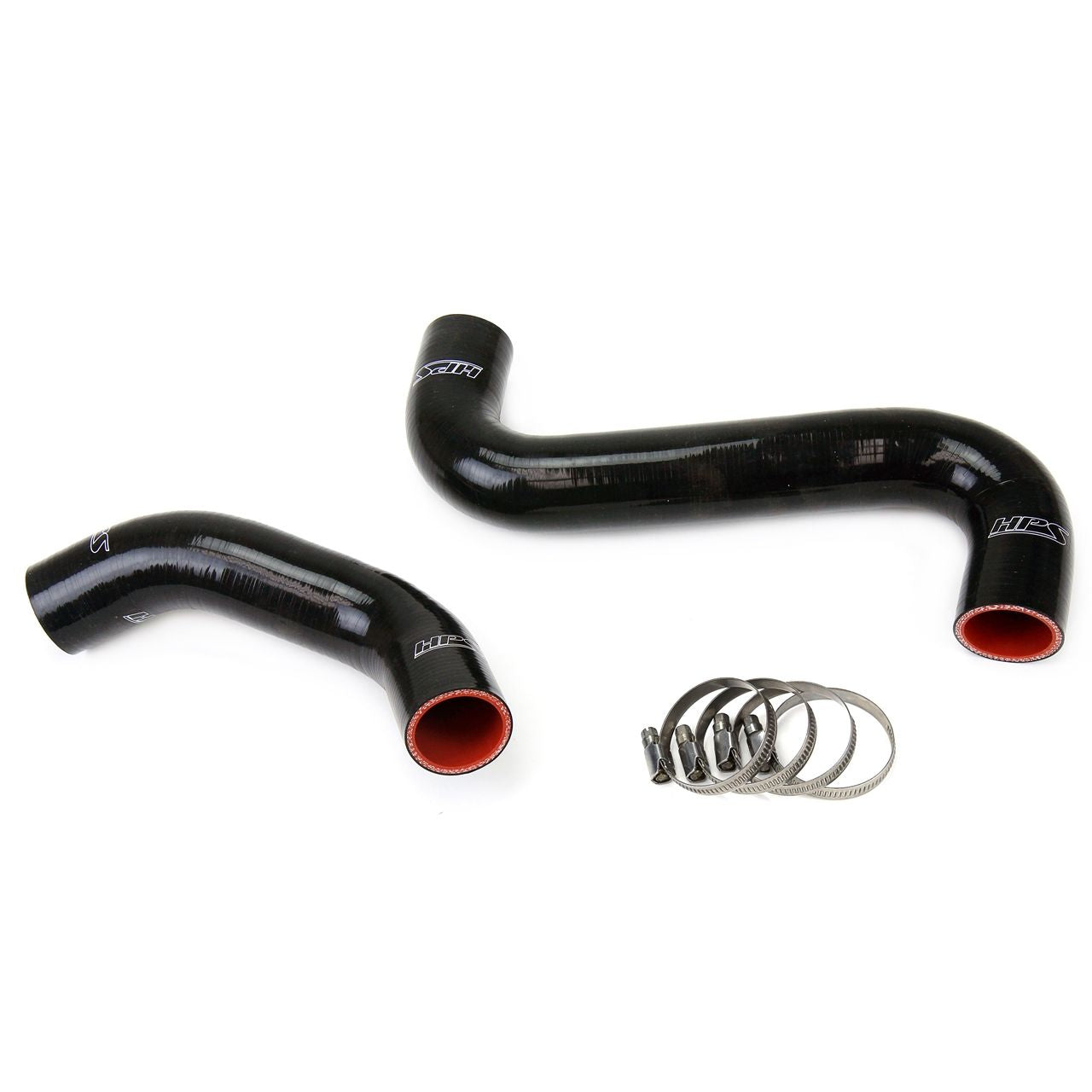 HPS Black Reinforced Silicone Radiator Hose Kit Coolant for Subaru 01-07 WRX / STI