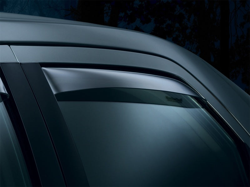WeatherTech 2015+ Audi A3 Sedan Rear Side Window Deflectors - Light Smoke