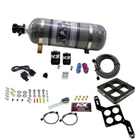 Thumbnail for Nitrous Express Dominator Single Entry Crossbar RNC Nitrous Kit (250-750HP) w/Composite Bottle