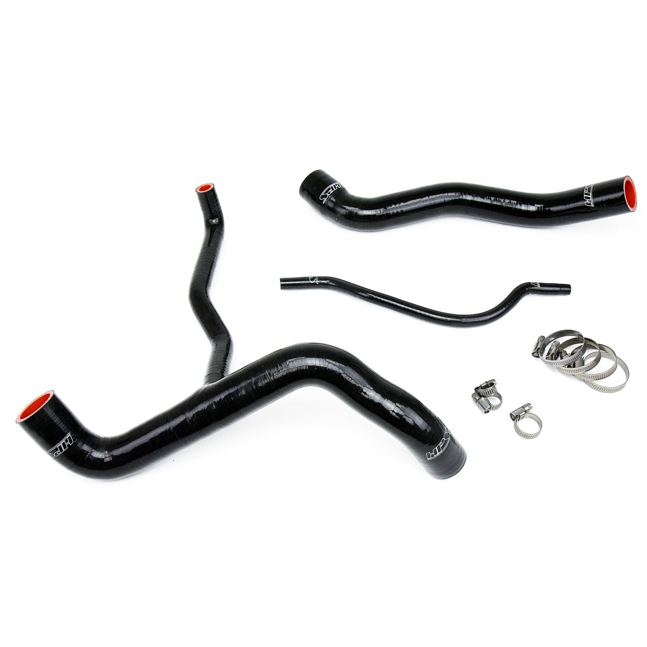 HPS Black Reinforced Silicone Radiator Hose Kit Coolant for Chevy 10-11 Camaro SS 6.2L V8