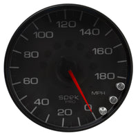 Thumbnail for Autometer Spek-Pro Gauge Speedometer 5in 180 Mph Elec. Programmable Black/Black