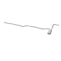 Thumbnail for MagnaFlow Cat Back, SS, 2.5in, Street, Single Straight Pass. Polished 4in Tip, 2015 Ford Fusion 2.5L