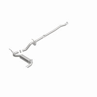 Thumbnail for MagnaFlow 12-14 Jeep Wrangler 4dr Single Straight Rear P/S Exit Stainless C/B Performance Exhaust