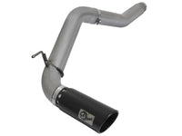 Thumbnail for aFe LARGE BORE HD 5in DPF-Back SS Exhaust w/ Black Tip 2016 Nissan Titan 5.0L V8 (td) CC SB