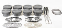 Thumbnail for Mahle MS Piston Set SBF 348ci 4.040in Bore 3.4in Stroke 5.4in Rod .927 Pin -16cc 9.0 CR Set of 8