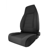 Thumbnail for Rugged Ridge High-Back Front Seat Reclinable Black Denim 97-06TJ