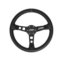 Thumbnail for PRP Deep Dish Leather Steering Wheel- Black