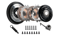 Thumbnail for DKM Clutch VW/Audi 2.0L TSI (8 Bolt) Ceramic Twin Disc MR Clutch w/Flywheel (650 ft/lbs Torque)
