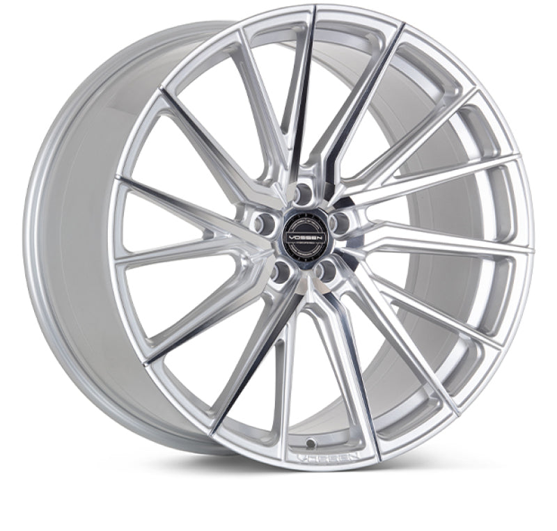Vossen HF-4T 21x10.5 / 5x112 / ET30 / Deep Face / 66.5 - Silver Polished - Right Wheel