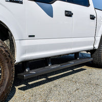 Thumbnail for Westin Ram 15-21 Ford F-150 / 17-21 Ford F-250 & F350 Crew Cab R5 XD Nerf Step Bars - Black