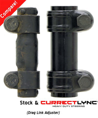 Thumbnail for RockJock TJ/LJ/XJ/MJ Currectlync Steering System Bolt-On w/ 1 1/4in Dia. Tie Rod/Forged Drag Link